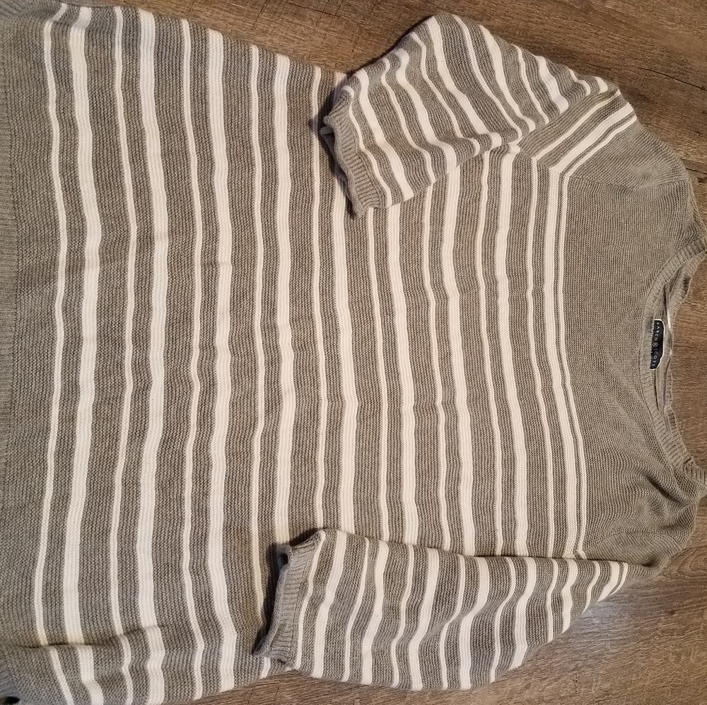 Karen Scott Oversized 3/4 sleeve sweater